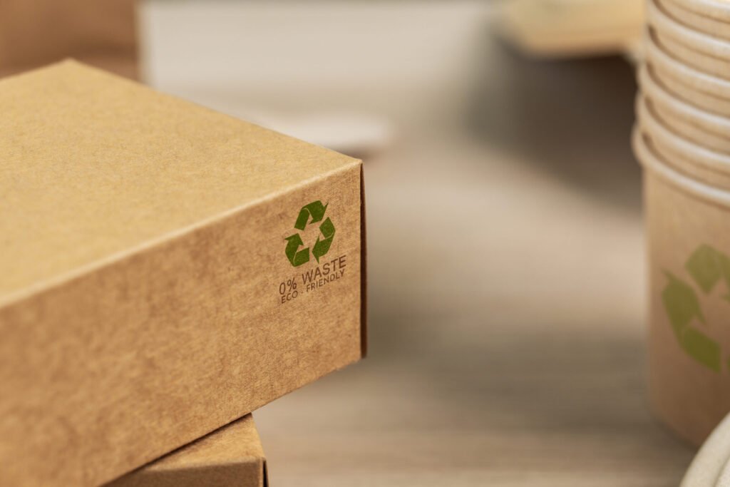 zero waste symbol. recyclable waste, plastic free, environmental